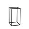 2 pcs 16" tall Matte Black Geometric Metal Stands Wedding Flower Vase Holders